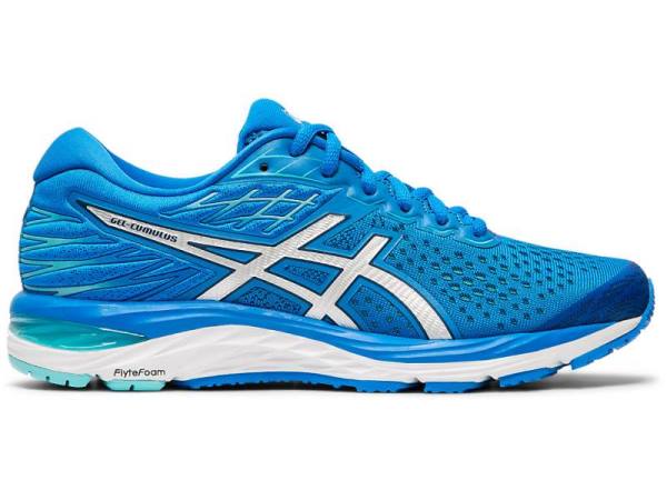 Asics Hardloopschoenen Dames, GEL-CUMULUS Blauw/Zilver - Asics Brussel | B8126593-MV